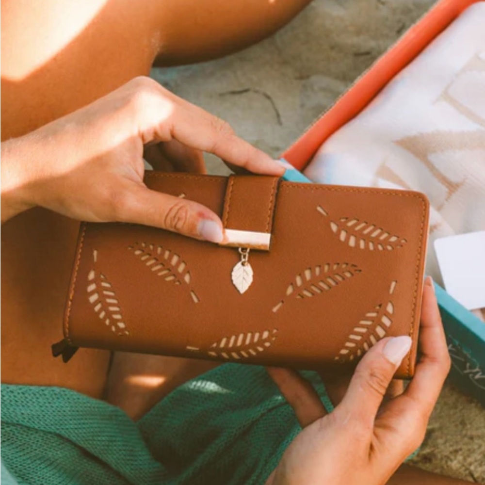 Brown Vegan Leather Wallet